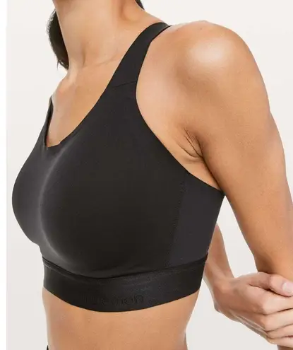 Lululemon Fine Form Bra Size 34B Black Ultralu W2BINS Athletic Gym