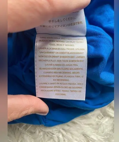 Guess by Marciano NEW Open Back Jersey Knit Dress Cerulean Blue Size Medium