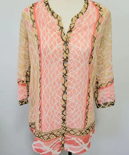 Nic+Zoe Skipping Stones tunic size medium