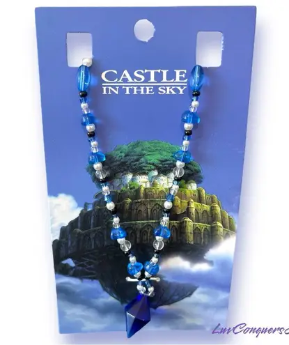 Her Universe Studio Ghibli Castle In The Sky Laputa Crystal Necklace