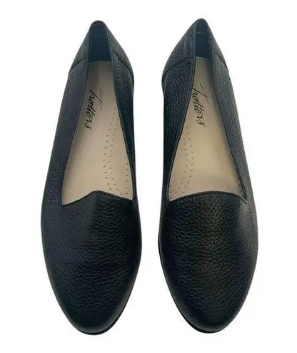 Trotters Liz Loafer Black Tumbled Leather US Women's 6 WW