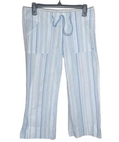 Abercrombie & Fitch  Y2K striped patch pockets Capri pants size XS - Image 1
