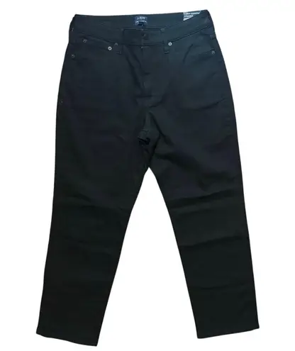 NWT J.Crew Curvy Essential Straight Black Jean In All Day Stretch Black Size 30