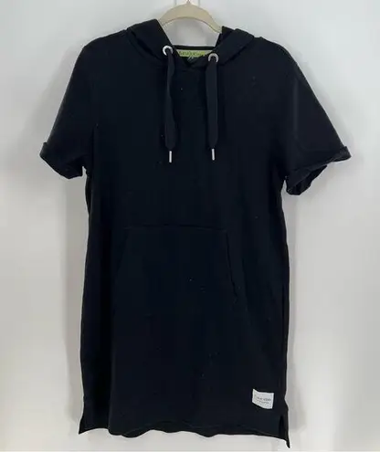 Calvin Klein Performance Hoodie in Dress Form Black w/Rolled Short Sleeve Size L Size L