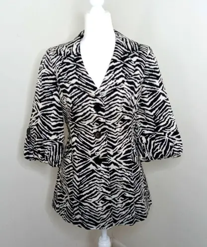 Emma James Women's Animal Print Jacket Size 6