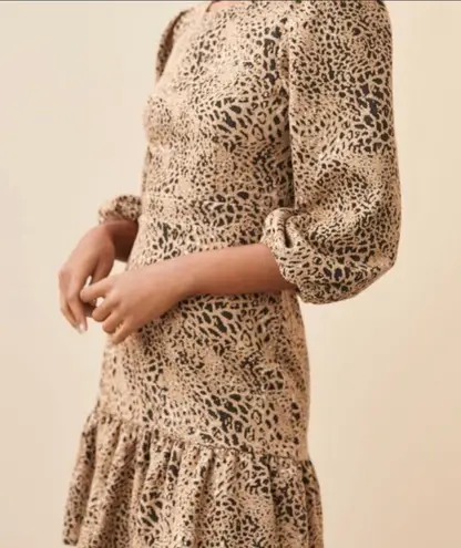 Maeve Anthropologie Leopard Print Dress