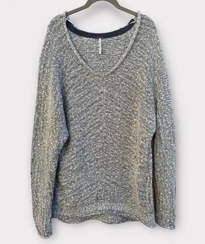 Free People Bright Lights Oversized Marled Sweater