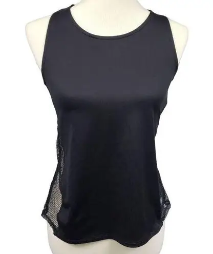 Hunter  for Target Black Mesh Criss Cross Tank Top Small