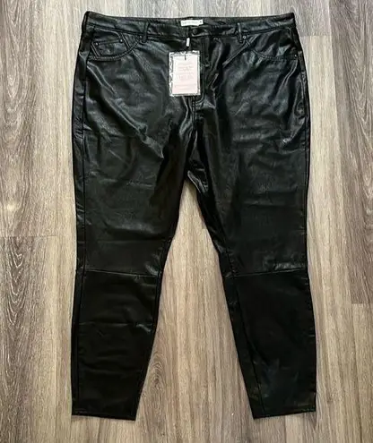 Avec Les Filles New anthropologie High Waist Vegan Pants 2X