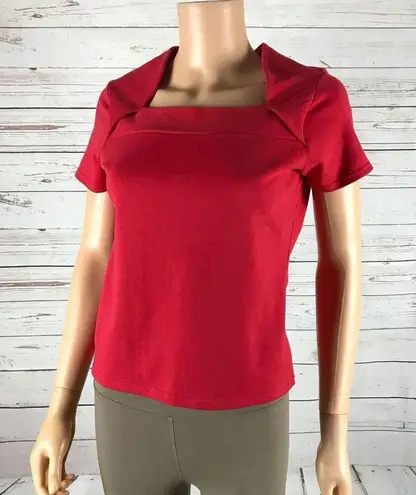 SPICE OF LIFE Bradlee's Vintage Square Neck Red Top NWT MEDIUM