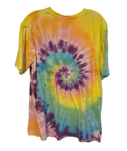 Handcrafted Tie Dye Super Soft Ramen Cup Noodles Graphic Tee Shirt XL Pink