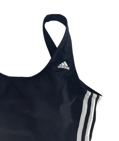 Adidas 3 Stripe One Piece Swimsuit