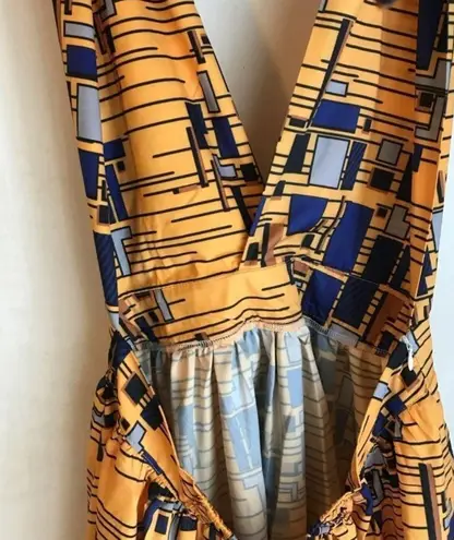 Open back dress Yellow Size M