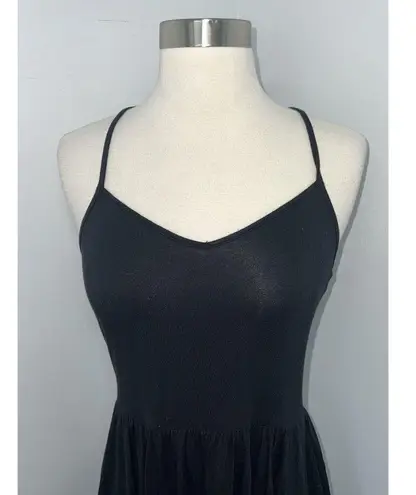 American Eagle  Dress Womens Small Black Strappy Sleeveless Stretch Soft & Sexy