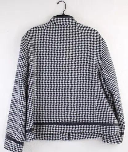 Pendleton Vintage Wool Zip Houndstooth Jacket