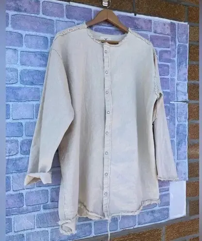 Tribe Kelley Fray Oversized Jacket Size XL