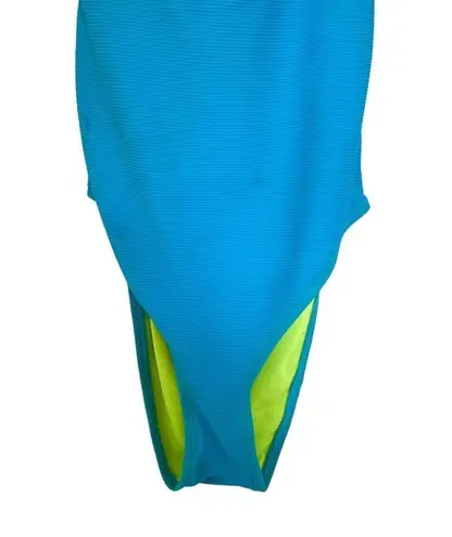 Body Glove Tati West Retro Colorblock Crisscross High One Piece Swimsuit Medium