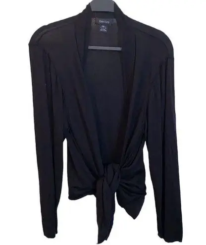 Karen Kane π€ Cotton-Blend Knit Long-Sleeve Open or Tie-At-The-Waist Cardigan 3X