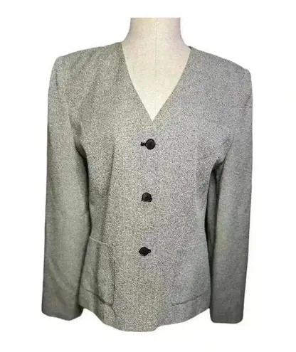 Larry Levine Vintage Sz 10
Womens Gray Business Suit Pants
Skirt Blazer Jacket