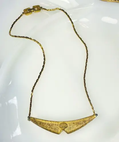 Givenchy Couture Gold Abstract Logo Necklace