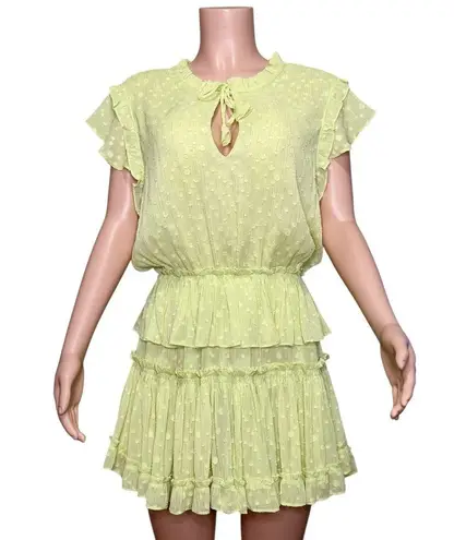 Sézane MISA LOS ANGELES Lilian Mini Drews, Honeydew Clip Dot, Large