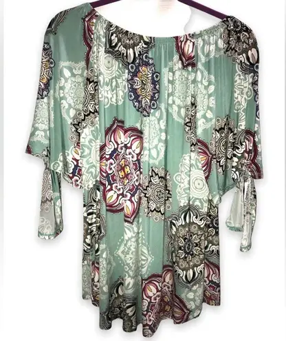 Pink Coconut Boutique Silky Top - Size Medium