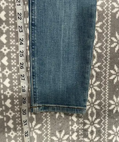 Reformation Harper High Rise Skinny Jeans In Cyprus Destroyed Size 24