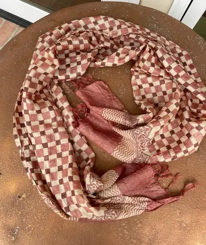 Boutique Beautiful pink fabindia scarf 