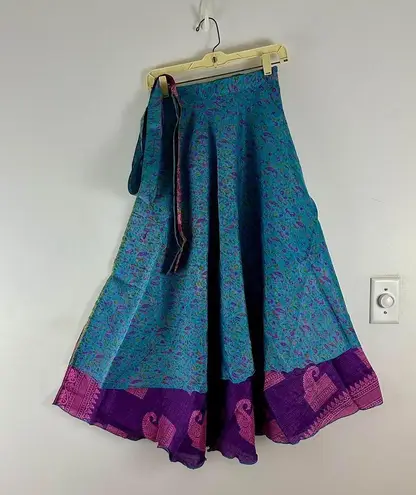 Boutique Reversible Maxi Wrap Skirt BINW204