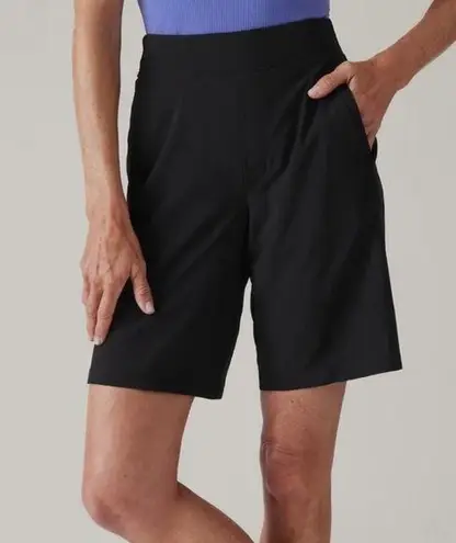Athleta  Brooklyn Bermuda Short in Black Size 2 Stretch Travel Hiking Athleisure