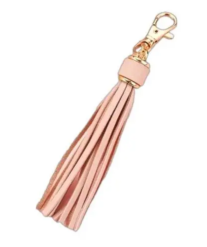 NEW Pink Tassel Bag Charm Tassels Keychains Purse Charms