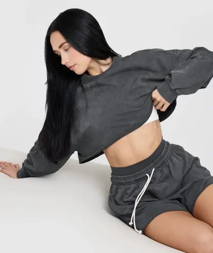 Oner Active Raw Lounge Crop Sweatshirt