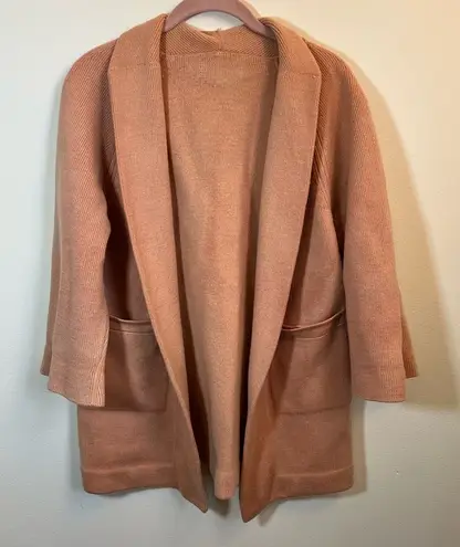 ✨ Women’s Tan Heavyweight Open Front Cardigan Sweater Size M
