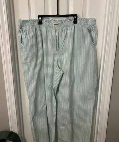 Aerie  Off-Duty Seersucker Trouser PJ Pants size XXL