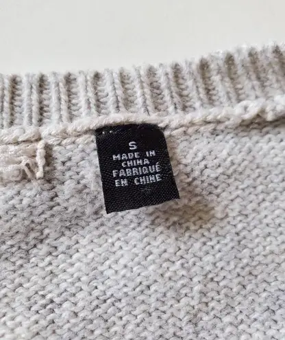 Anthropologie Cozy Crochet Side Sweater Size Small 