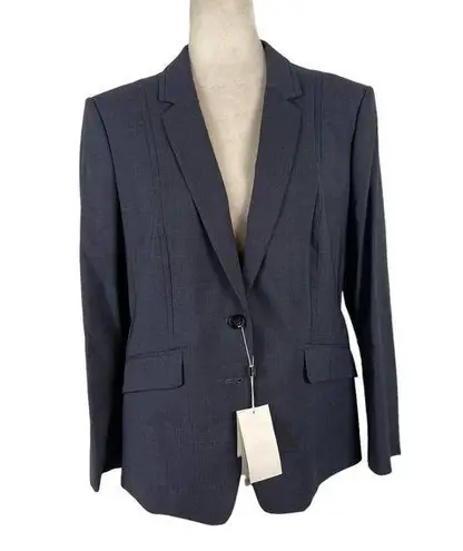 Hugo Boss New Women's 12 Jalouise Longline Stretch Wool Blend Blazer Career Job