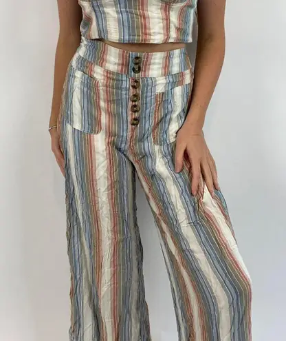 American Eagle Striped Two Piece Set