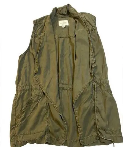 American Eagle  Olive Green Utility Vest