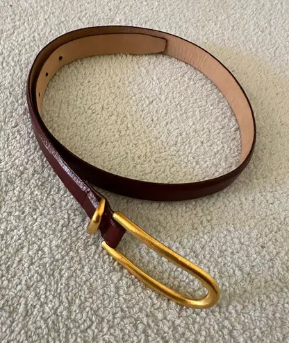 W By Worth Worth Woman’s Leather Brown Belt, Sz XS (31,5x0,8)