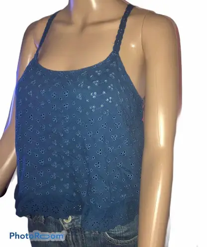 Prince And Fox  eyelet lace cropped tank