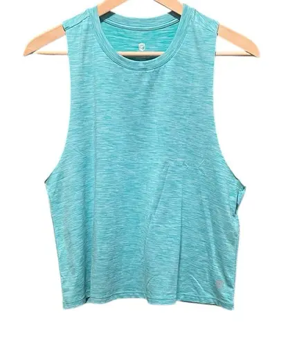 Born Primitive NEW Elevate High Neck Racerback Muscle Tank in Teal Size XXL