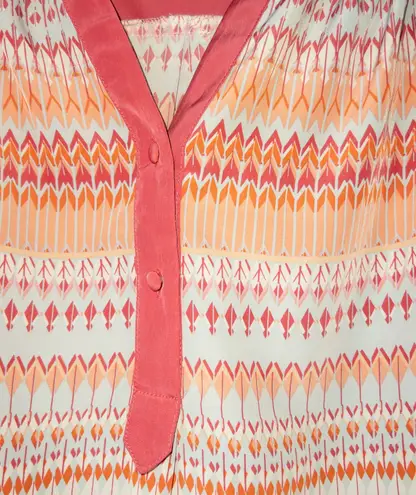 Modcloth Pink Geometric Print Tunic Tank Top Size Small