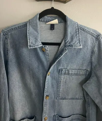 Universal Threads Universal Thread Women’s Size XS Oversized Denim Shirt Jacket Blue