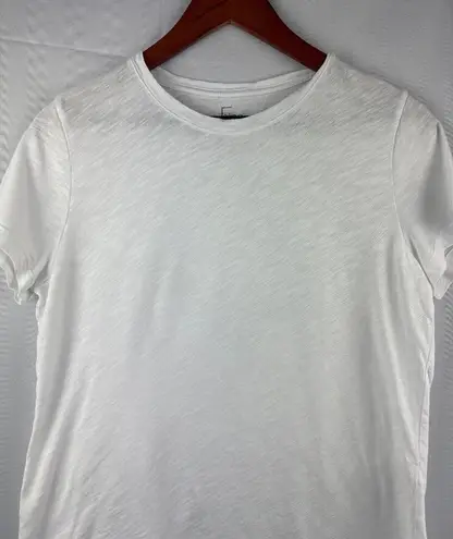 Felina Womens White Short Sleeve T-Shirt Medium