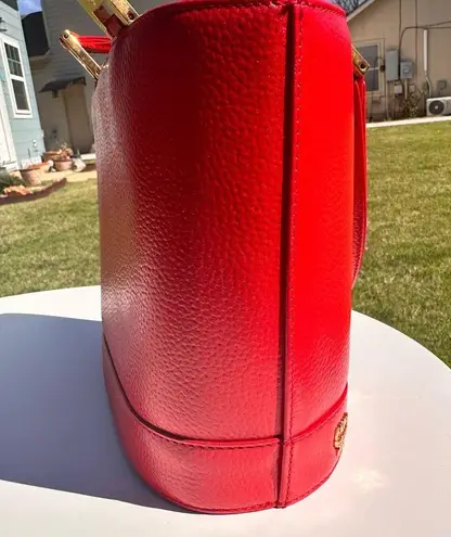 MCM RED SMALL TOTE BAG