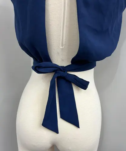 Wilfred Navy Crop Top