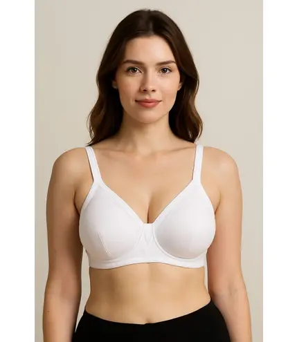 Classic White Full Coverage Bra Playtex 38B Comfort Lift Everyday Wear Size undefined