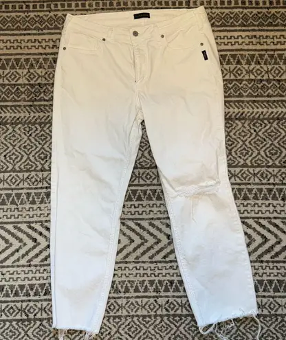 Silver Jeans Most Wanted White Crop Jeans W33 L27
