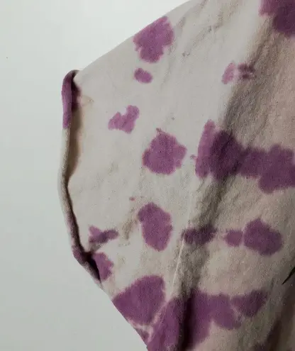 Oversized Metallica T Shirt Crop Top Metal Rock Band Skull Eyes Tie Dye Graphic Size L