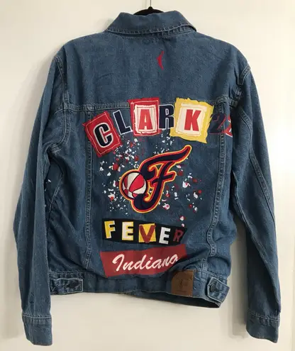 WNBA Indiana Fever Caitlin Clark #22 Denim Jacket